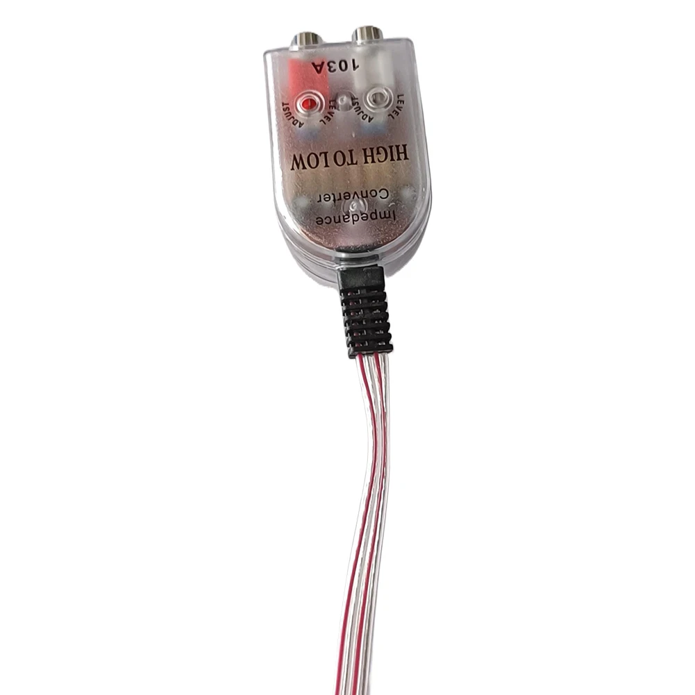 1-3Pcs 12V Universal Auto Hohe Zu Niedrigen Impedanz Konverter Lautsprecher Zu RCA Linie Auto Konverter hohe Qualität Produkt Teile Zubehör – Detail 10
