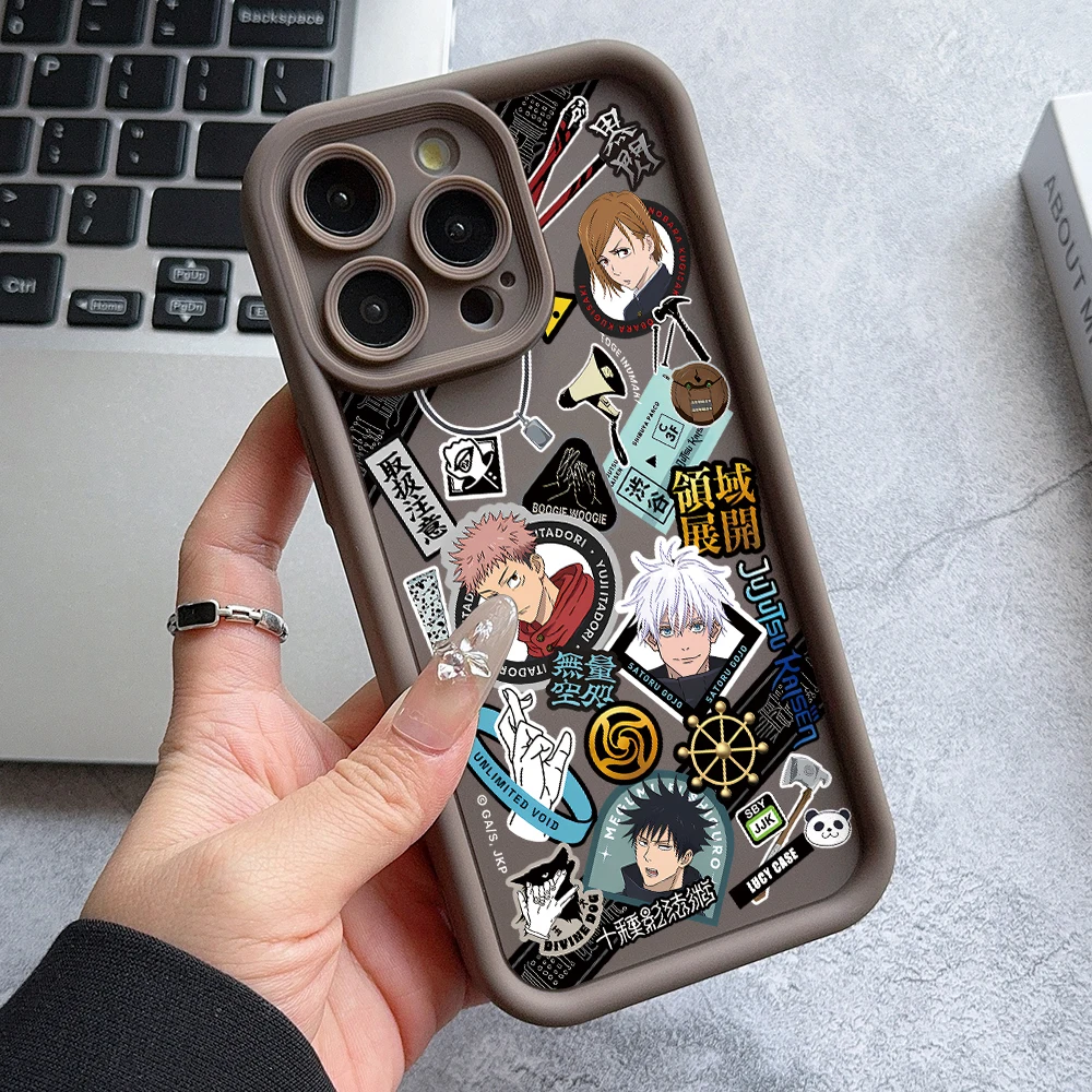 Jujutsu Kaisen Yuji Satoru Phone Case - Anime-Inspired Protective Cover