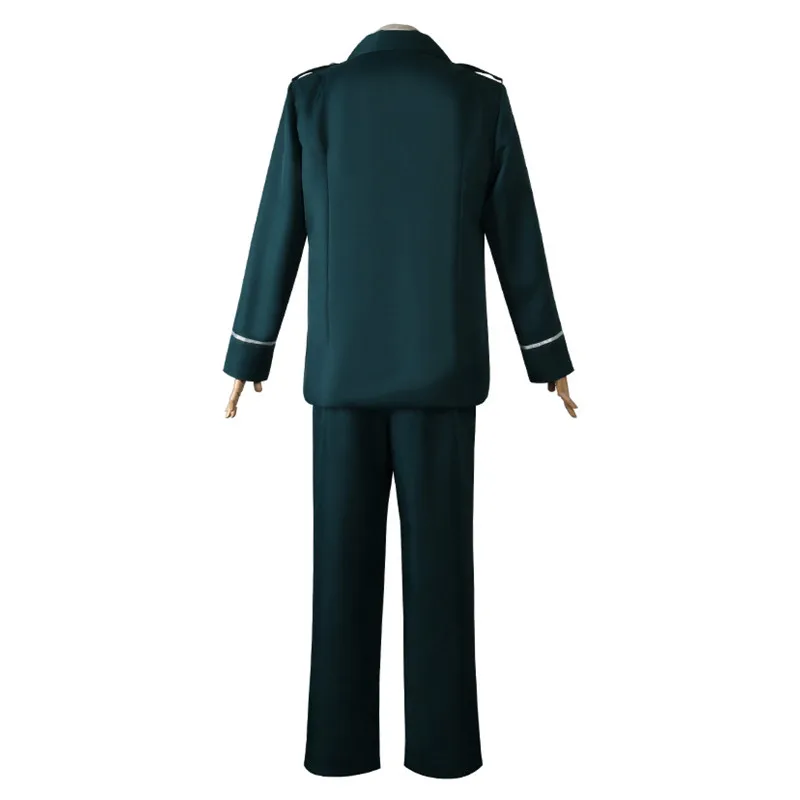 Anime Spy X Family Yuri Briar Cosplay Costume Green Suit Pants Hat Full Set Military Uniform Halloween Carnival Clot