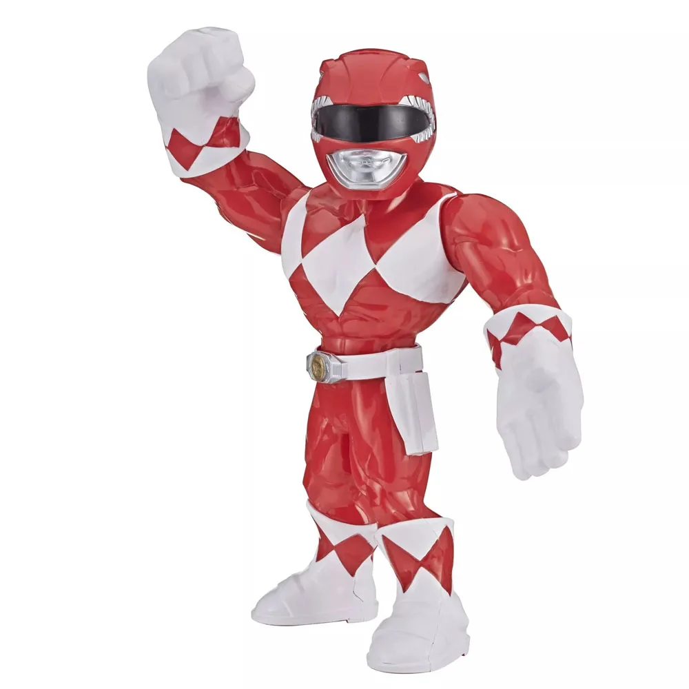 Heroes Mega Mighties Power Rangers Action Figure Collection - Red, Black, Green Rangers Toy Set