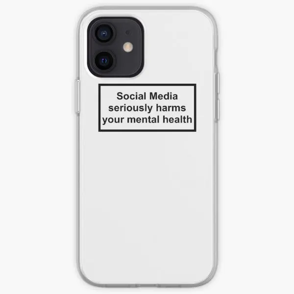 I Social Media Danneggiano Fortemente La Tua Custodia Per Telefono Mentale Personalizzabile Per Iphone 11 12 13 14 Pro Max Mini 6 6S 7 8 Plus X Xs Xr 