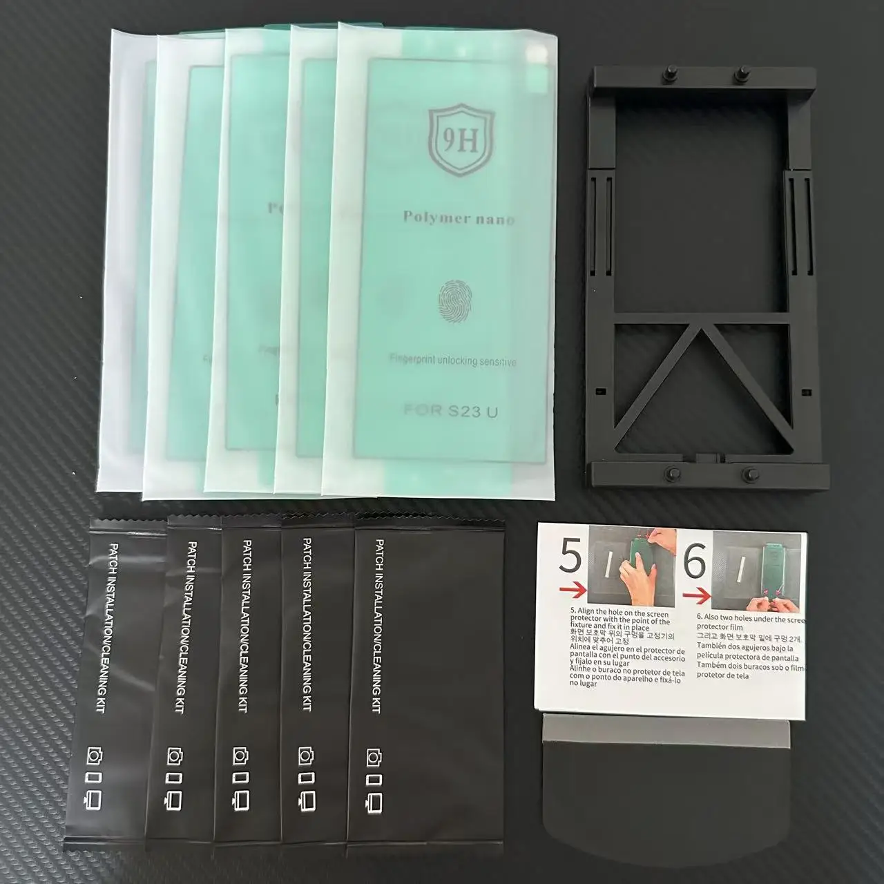 Ultra Clear Screen Protector Pack - 5 Pieces, Flexible and High-Quality Protection