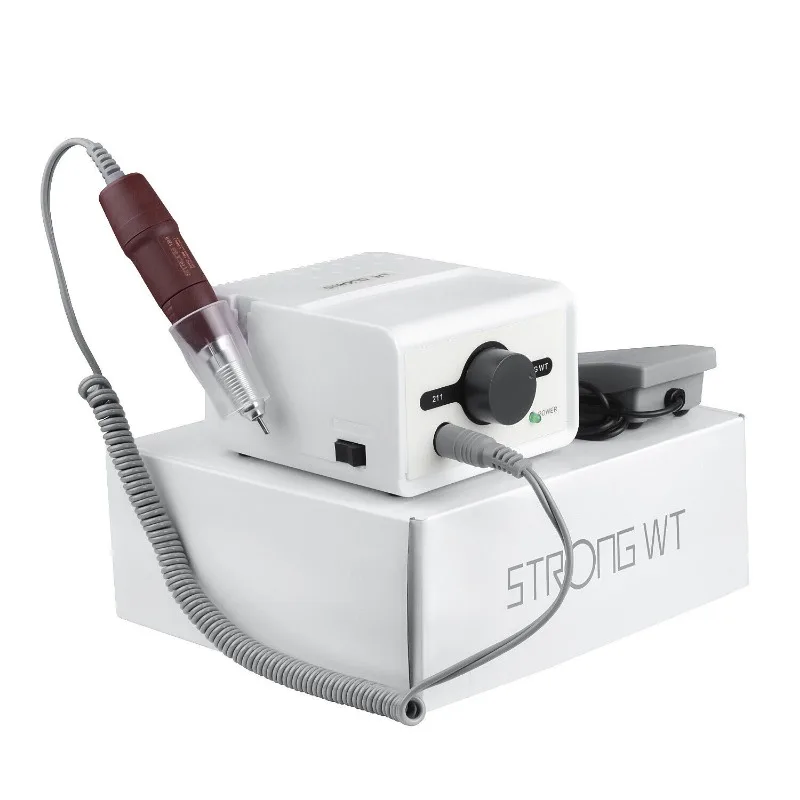 Strong 211 Electric Nail Drill Manicure Machine Pedicure Kit Nails Art Tool STRONG 210 35000rpm Handpiece Nail File Equipment 2