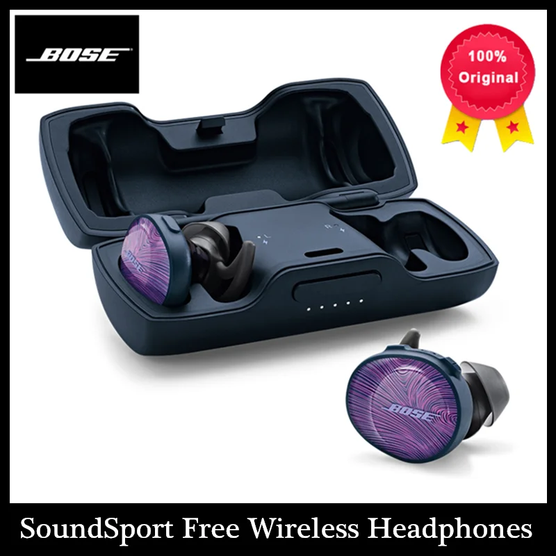 Original Bose SoundSport Free True Wireless Bluetooth Earphones TWS Sports Earbuds Waterproof Headphones With Dual Mic |