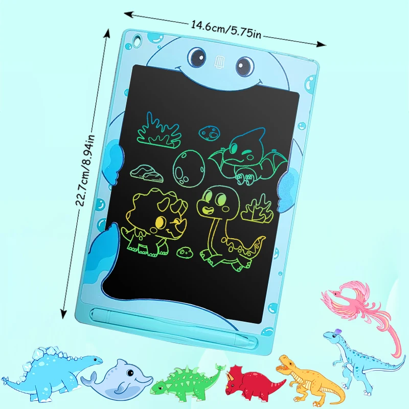 8.5 بوصة LCD تابلت للكتابة لوح رسم رقمي الكرتون من...