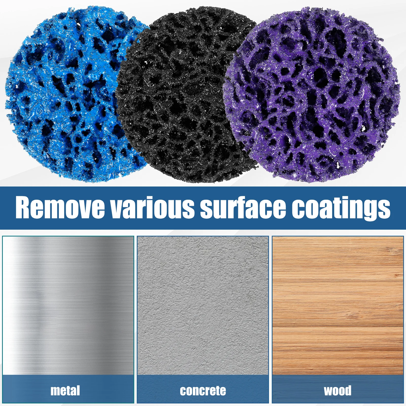 Poly Strip Disc Abrasive Wheel Coral Disc Grinder Strip Abrasive Wheel Polishing Paint Rust Removal Clean for Angle Grinder grinding disc abrasive wheel grinding wheel