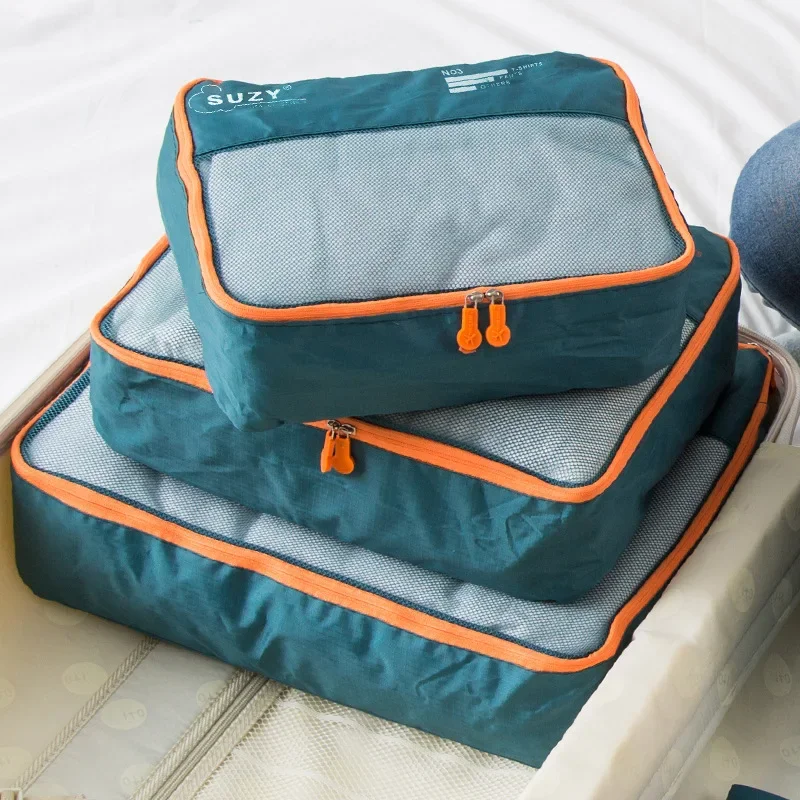 7-Piece Travel Organizer Set for Luggage and Suitcase Packing