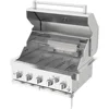 Grill built-in head, 5-Burner with Rear Burner Propane Grill, Convertible to Natural Gas, 30 inches In 3050R Island Grill Head 2
