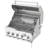 Grill built-in head, 5-Burner with Rear Burner Propane Grill, Convertible to Natural Gas, 30 inches In 3050R Island Grill Head 2
