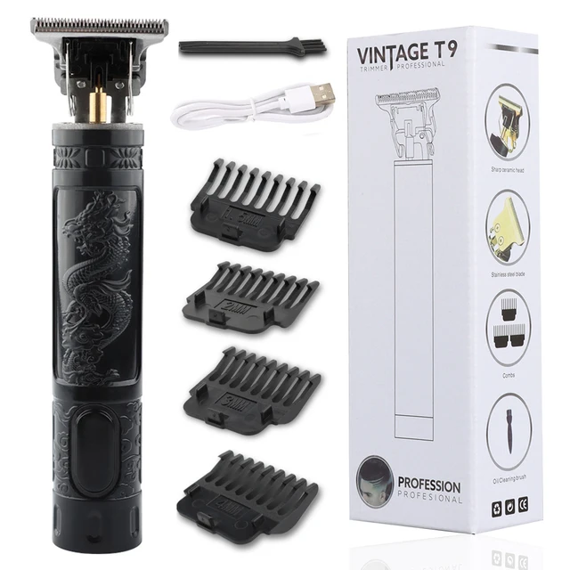 2022 USB Electric Hair Clippers Rechargeable Shaver Beard Trimmer Professional Men Hair Cutting Machine Beard Barber Hair Cut t9 Dragon2