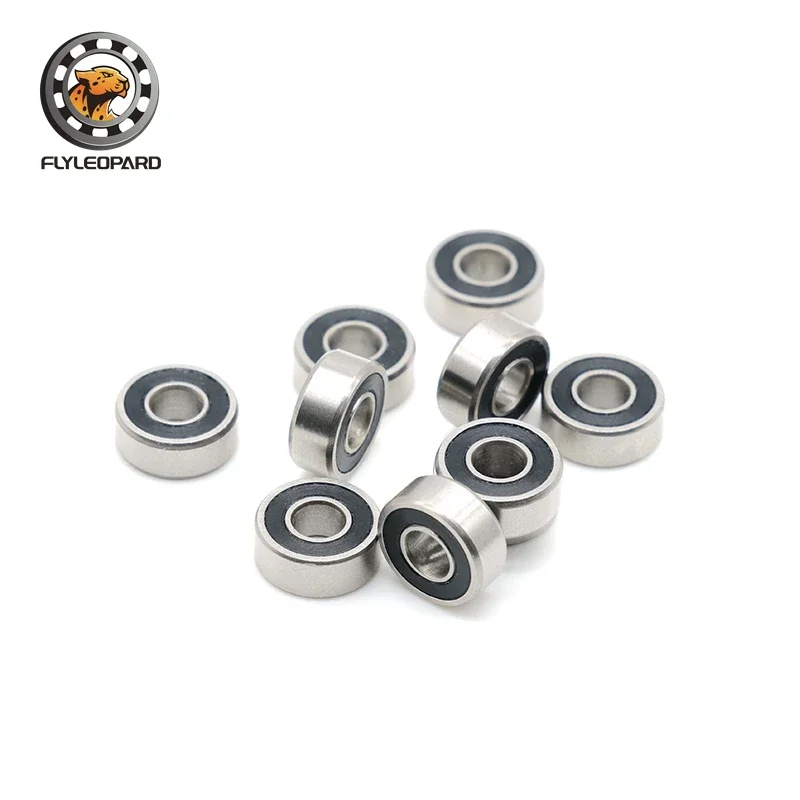 Bearing 10PCS 684RS ABEC-7 4x9x4 mm Hobby Electric RC Car Truck Ball Bearings Black Sealed 684-2RS 684 RS 2RS