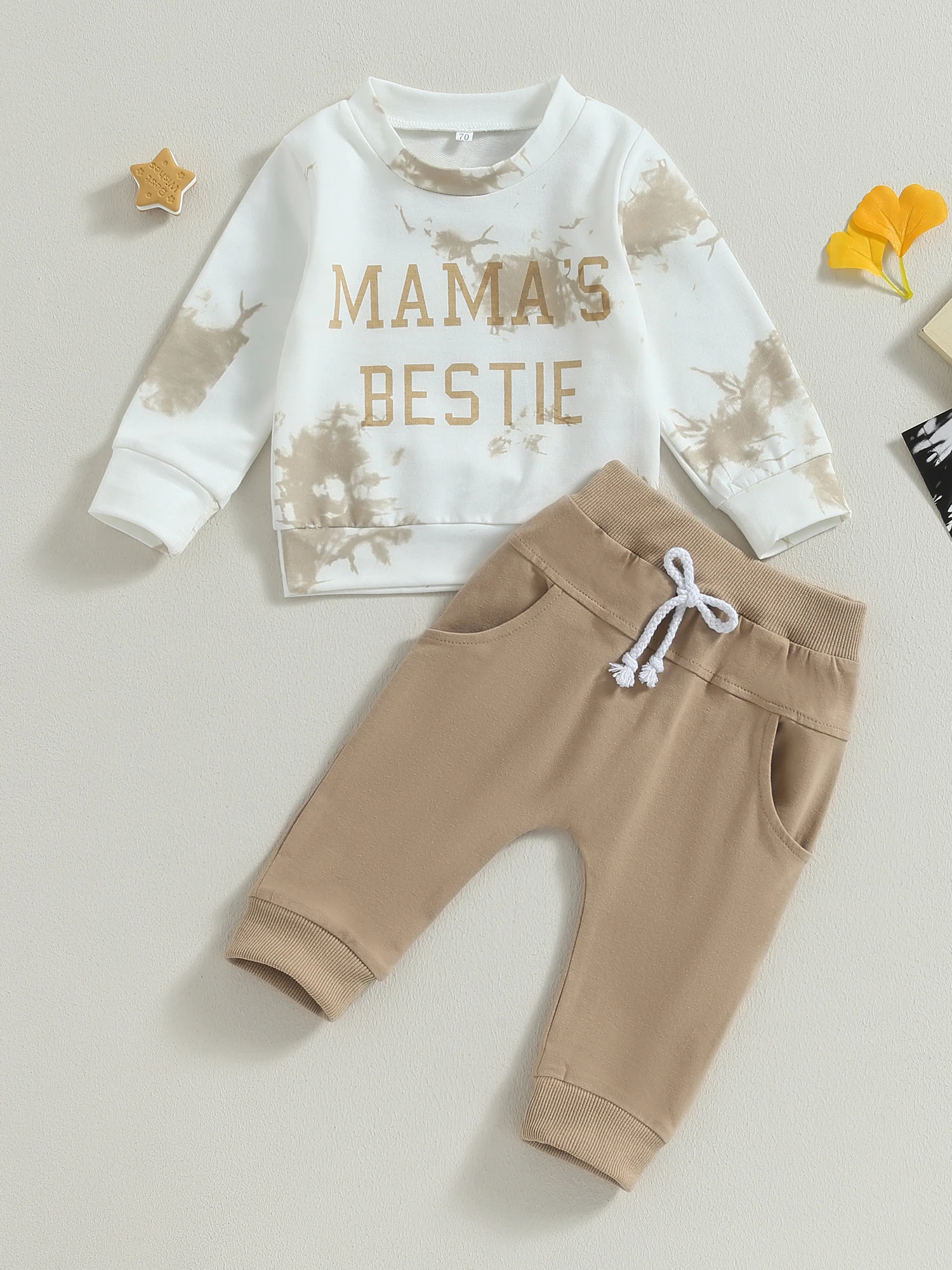 

Одежда для маленьких мальчиков и девочек, свитшот с длинным рукавом и капюшоном, однотонные брюки, комплекты для новорожденных