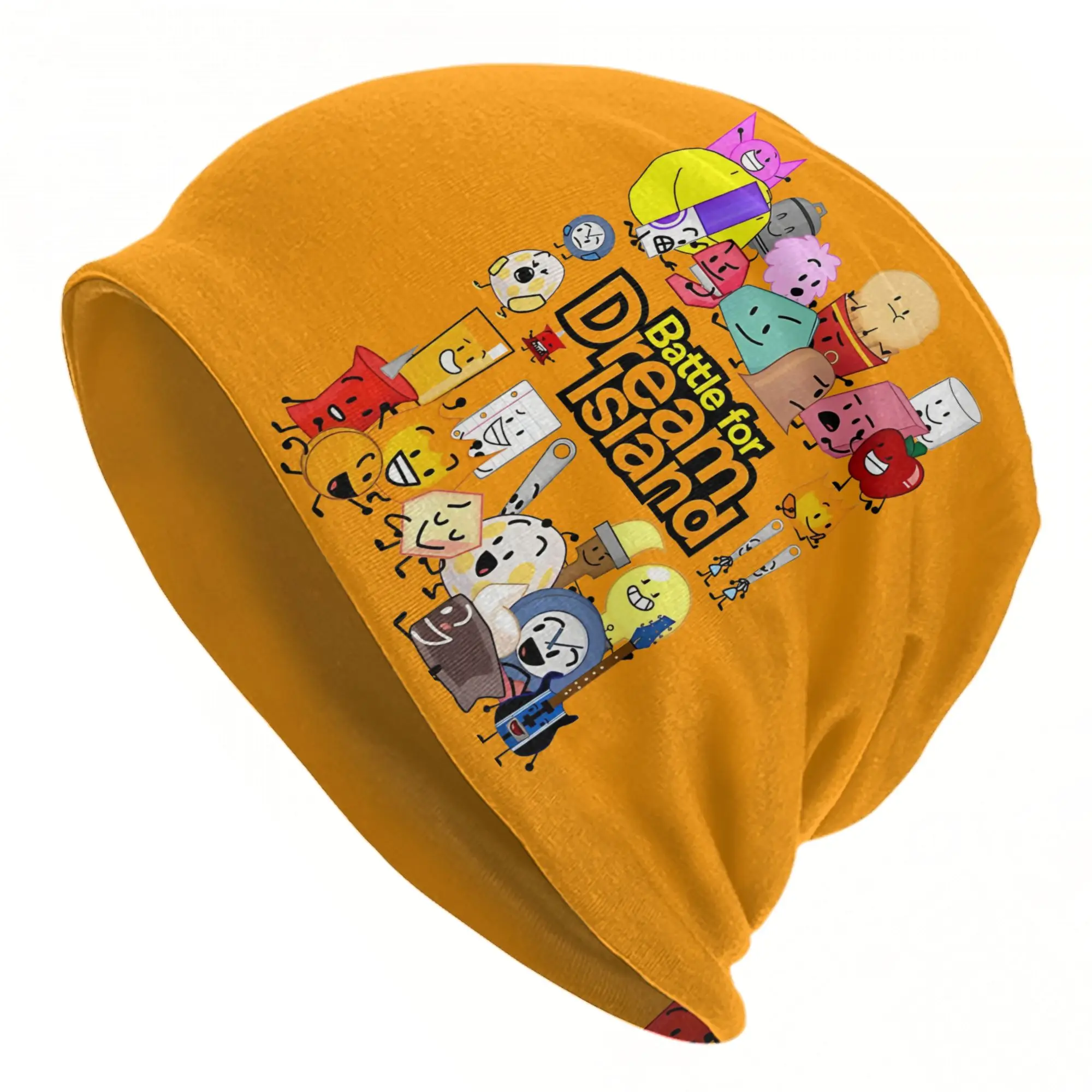 BFDI Inanimate Insanity Cartoon Bonnet Hat Casual Skullies Beanies Hat ...