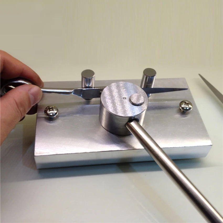 

DIY Scissors Arc Corrector Scissors Twisting Machine Manual Barber Scissors Repair Tool Arc Adjuster Round Radian Corrector