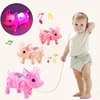 Pink Color Funny Electronic Toys Cute Electric Walking Pig Toy with Light Musical Kids Children Birthday Gift Toys Robot Dog Top 1
