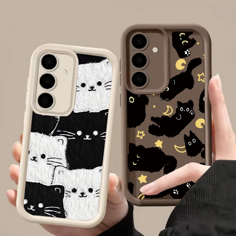 Vibrant Cat-Themed Phone Case