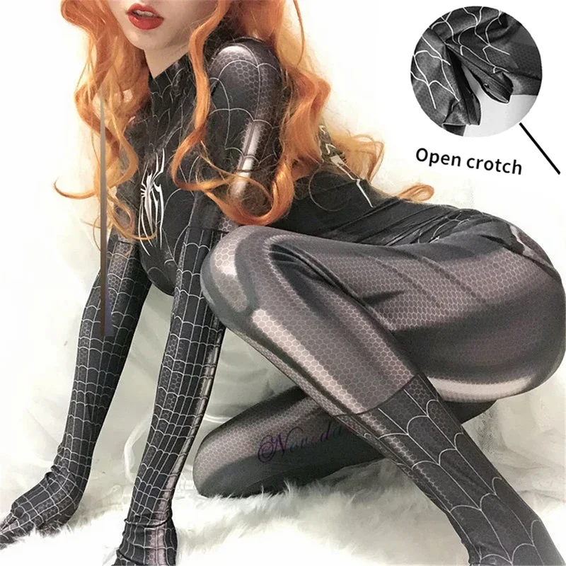 

Zero dua setelan Cosplay wanita seksi Zentai Bodysuit spandeks Overwatch Zentai Jumpsuit gaun mewah pesta karnaval Halloween