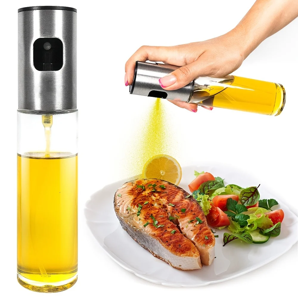 1pc100ml35ozOliveOilSprayerForCookingOilMisterSprayBottle