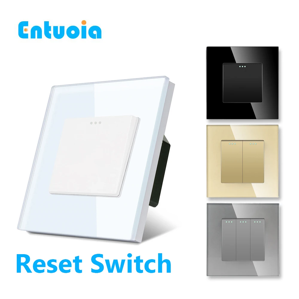 ENTUOIAEUWallSwitchResetSwitchAutomaticRebound1Gang2Gang3