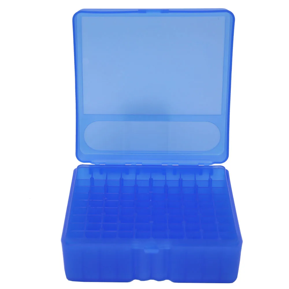 50/100 Runden Taktische Kugel Box 9mm/.223/.38Super Pistole Gewehr Munition Tragen Lagerung Box Flip-Top Kugeln fall Jagd Zubehör – Detail 34