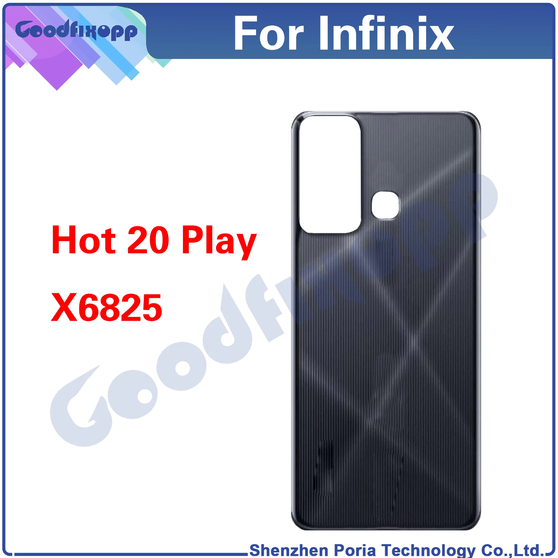 

10 шт., задняя крышка для Infinix Hot 20 Play X6825 Hot20Play