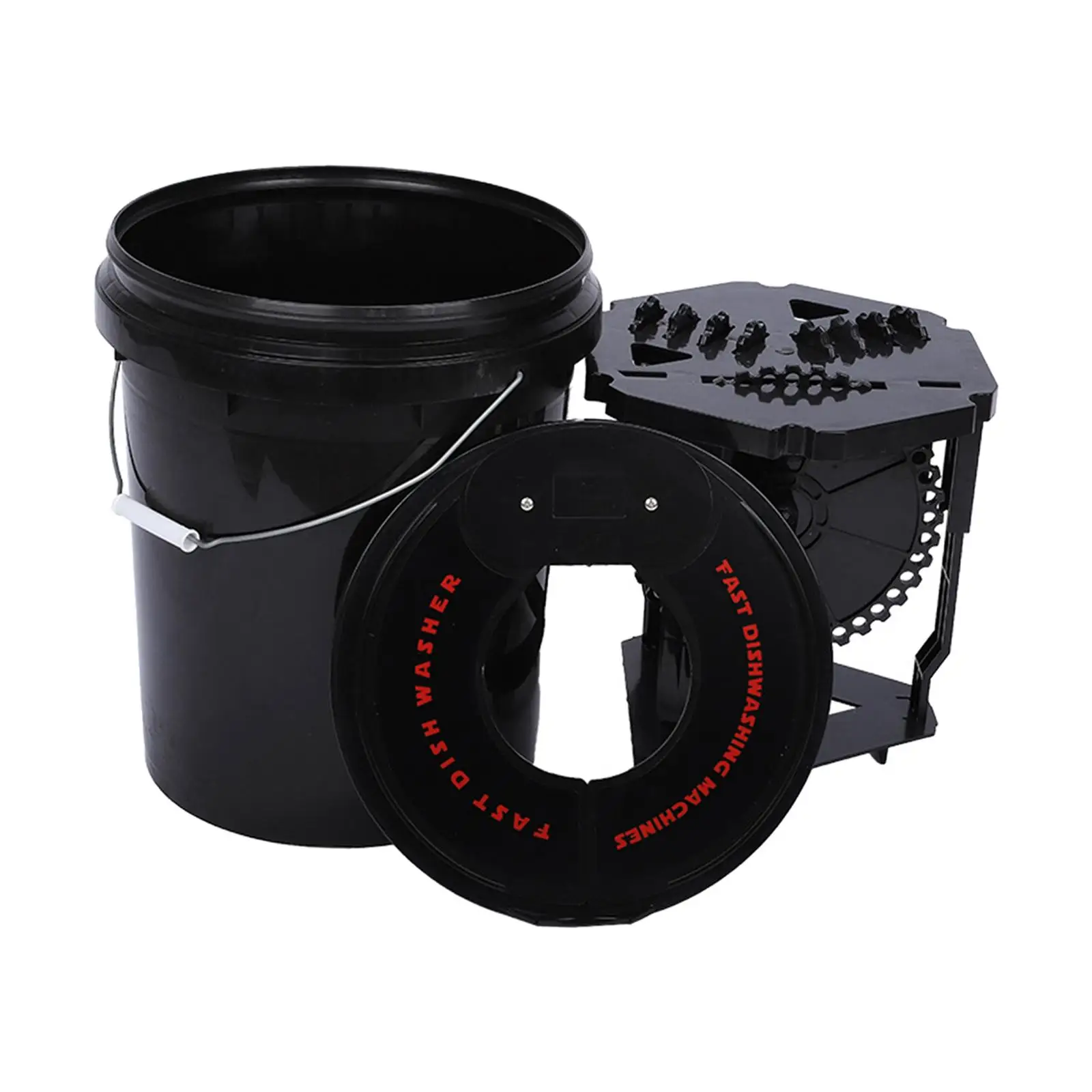 

Auto Buffing Pads Washer Cleaning Bucket Portable for Buffing Balls Cleaning Pads Polishing Pads Foam Pads Wool Buffer Pads