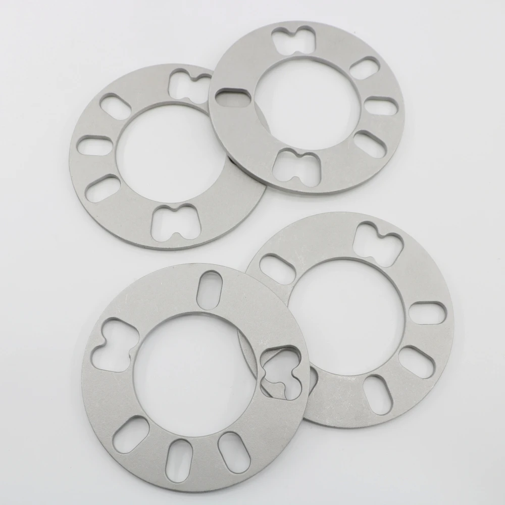 2pcs 3/5mm Universal Wheel Spacer Adapter PCD 4/5 Lugs From 98mm To 120mm ID 77mm OD 143mm