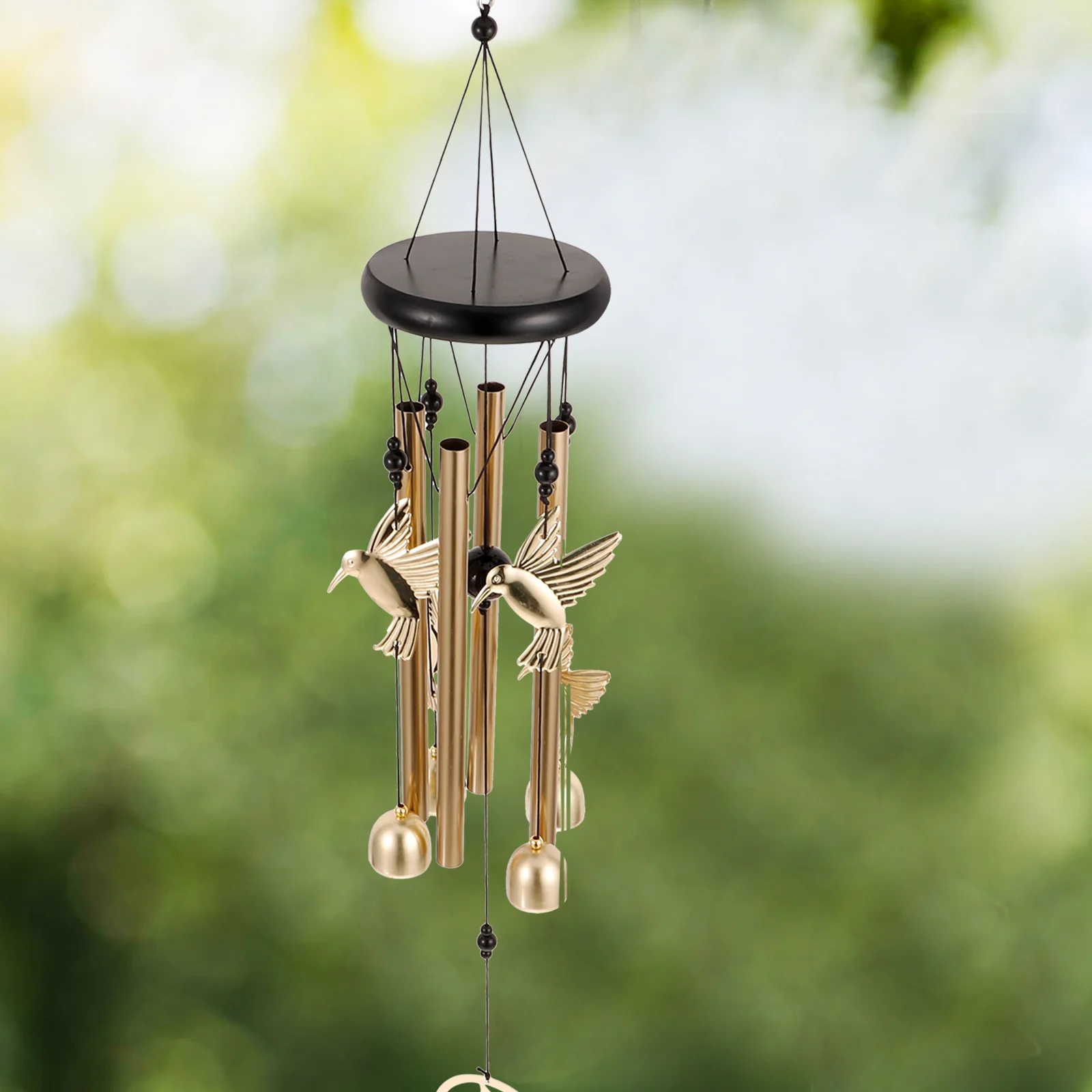 

Pendant Hummingbird Wind Chime Ornament Vintage Decor Aluminum Chimes for Patio