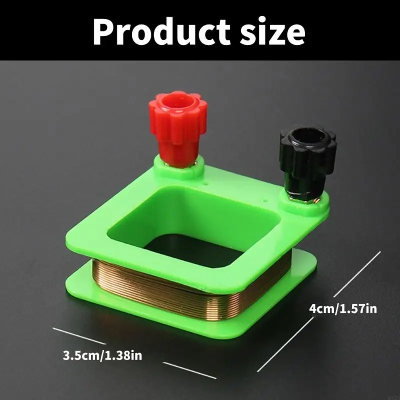 Electromagnetic Induction Coil Demonstration Induction Coil for Physics Teaching Square Laboratory Equipment Tool