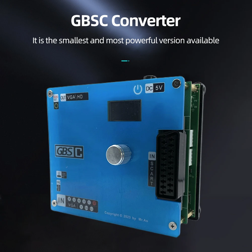 Convertitore Video GBS Control con Schermo LCD, Adattatore Video HD per Giochi Arcade, Convertitore RGBS RCA/VGA a VGA/RCA per Console PS2 - Image 2