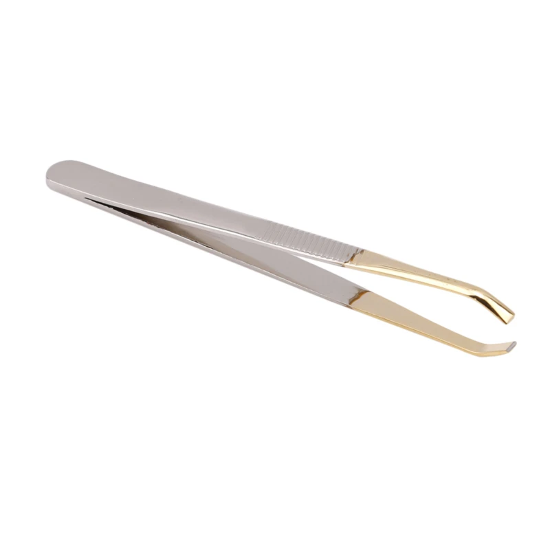 eyebrow tweezers 1/5PCS Make Up Tools Eyebrow Tweezer Stainless Steel Slant Tip Eyes Tweezer Clip Face Hair Removal