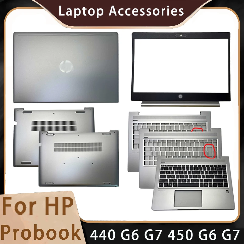 

New For HP Probook 440 G6 G7 450 G6 G7 Replacemen Laptop Accessories Lcd Back Cover/Front Bezel/Palmrest/Bottom/Keyboard