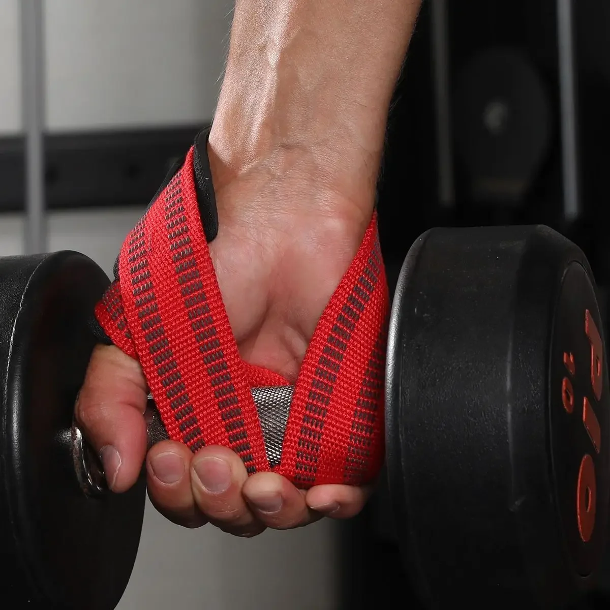 WOSWEIR-Fitness Anti-Rutsch-Gewichtheben Handgelenk Rallye-Handschuhe Verdickung Pull-up Hantel Horizontaler Stangengriff für Gymnastik – Detail 16