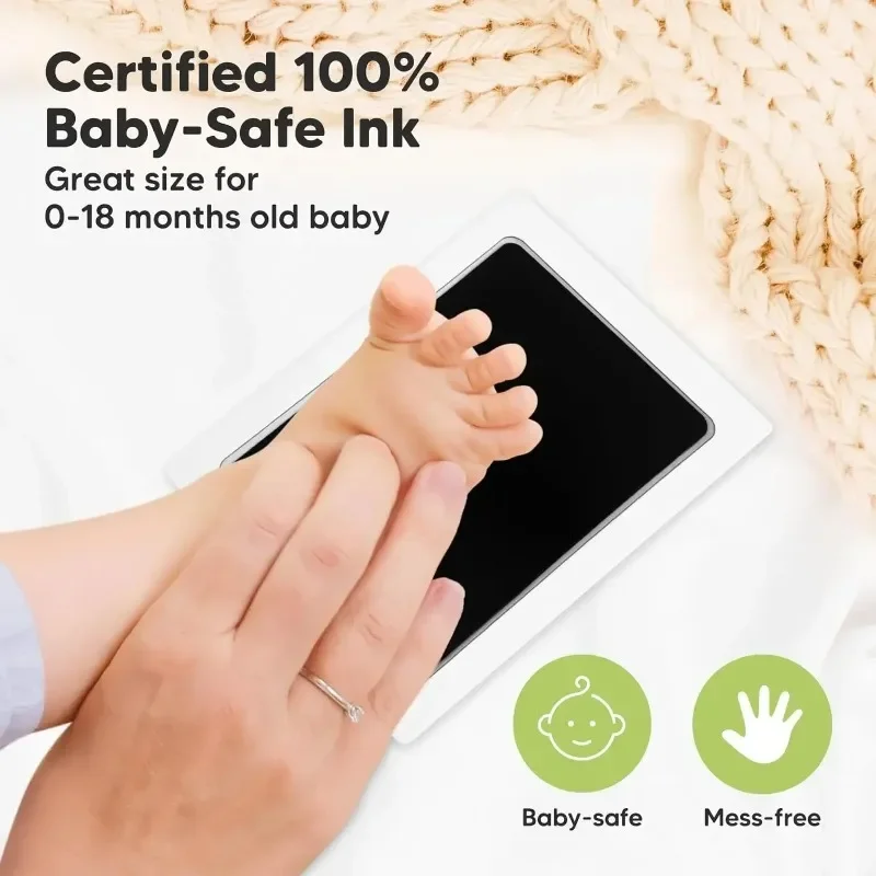 Inkless Ink Pads Clean Touch Pad For Pet Handprints Safe For Pet and Babies