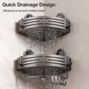 Shower Corner Rack Suction Cup Bathroom Shelf Without Drilling Bathroom Organizer Toilet Shampoo Holder Bathroom Accessories 5