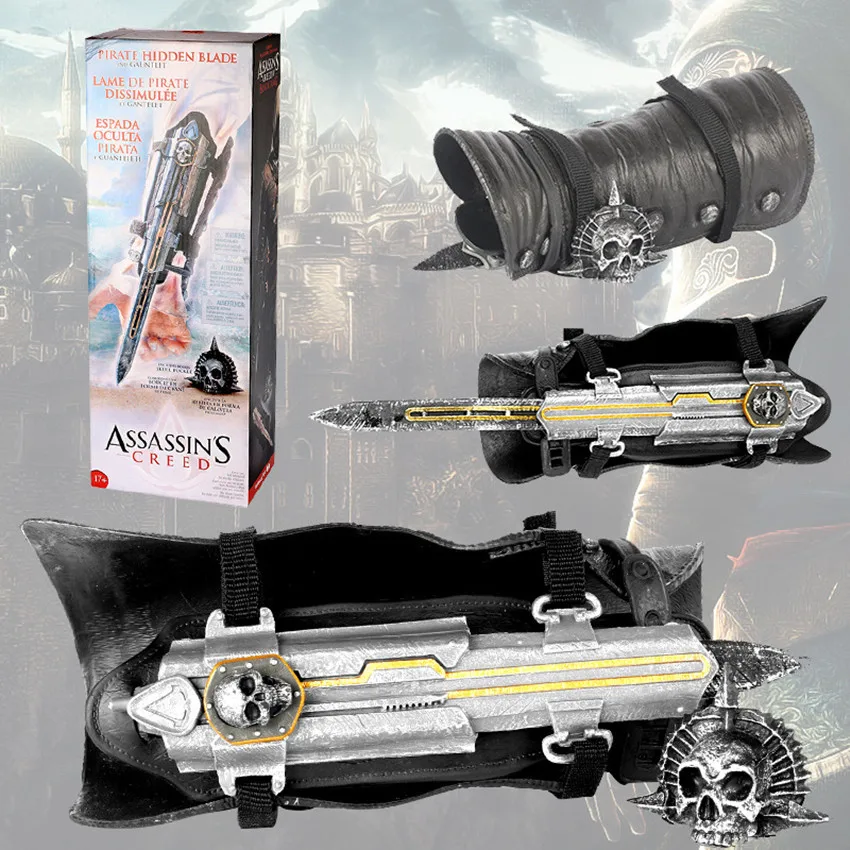 11 PVC Pirate Hidden Blade Toys Movie Props Edward Kenway Cosplay