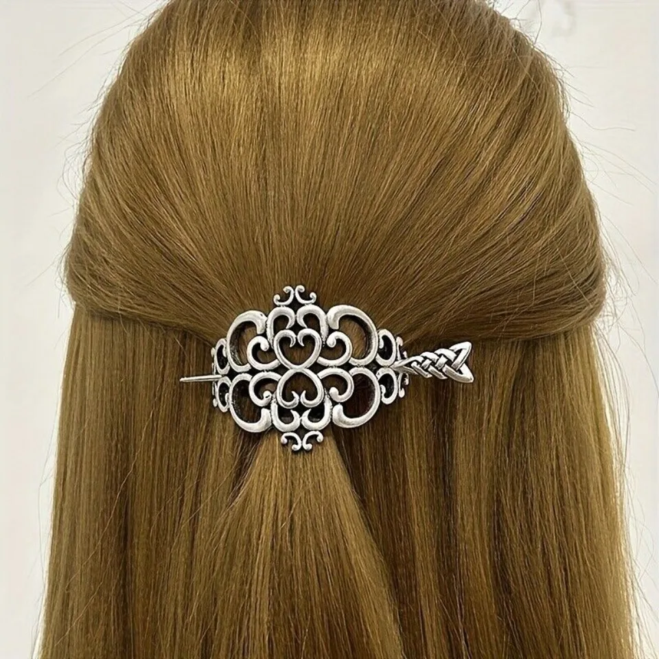 Viking Celtic Hair Clips Set of Eight