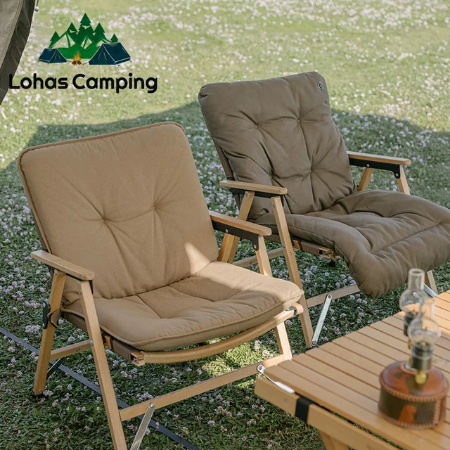 겨울 캠핑의 coziness를 더하는 따뜻한 의자 쿠션