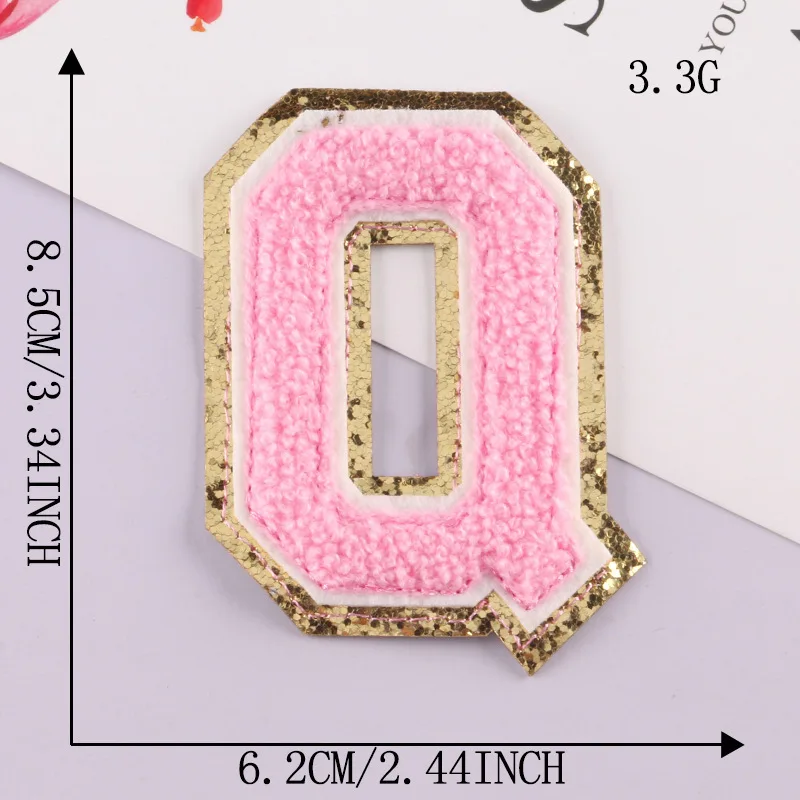 Patch Letters for Clothes - Alphabet Sticky Letter Emblems for DIY Jackets, Bags, and Clothing Projects