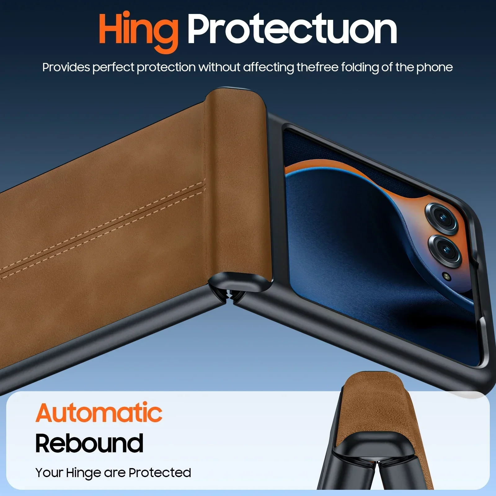 Premium Brown PU Leather Matte Phone Case with Screen Protector - Shockproof and Sleek Design