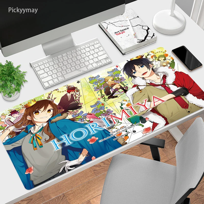 

Mouse Pad Gamer Horimiya Mousepad Anime Gamer Soft Natural Rubber Office Decoration Carpet Desk Mats Gaming Mouse Mat Lockedge