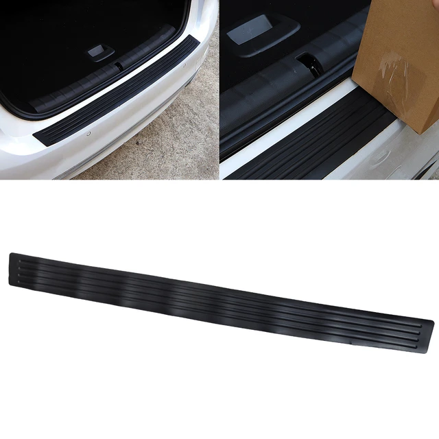 Rear Bumper Protector Guard Trim Strip Sill Scratch Cover Black