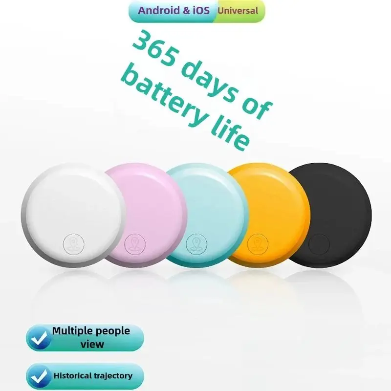 Mini GPS Locator AntiLost Alarm Wallet Keychain Smart Tag Bluetooth-Compatible Tracer Keychain Dog Pet Child Tracker Key Finder