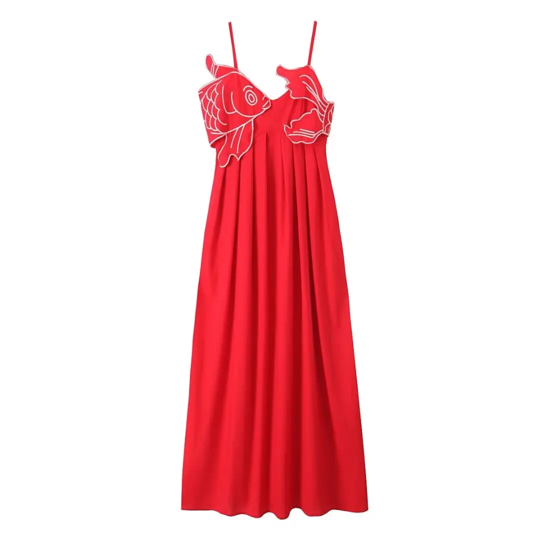 knee length dresses for ladies Tan Tropical Print Belted Maxi Dress - All Dresses