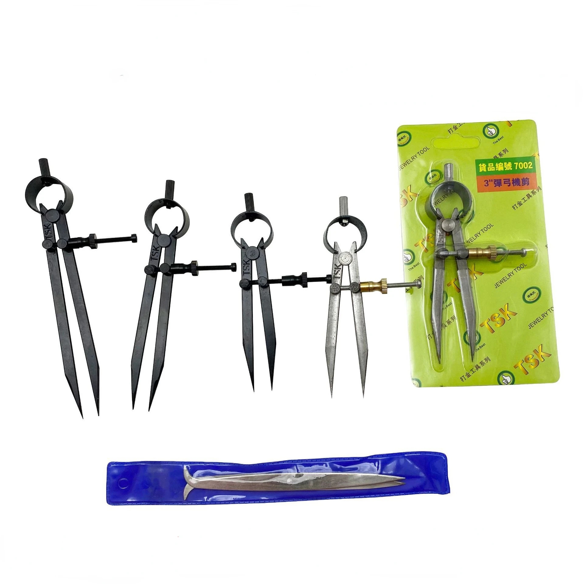 

Jewelry Angle Measuring Compass Divider Adjustable Center Wheel Making Processing Tools Square Tapered Legs Engraving Tools