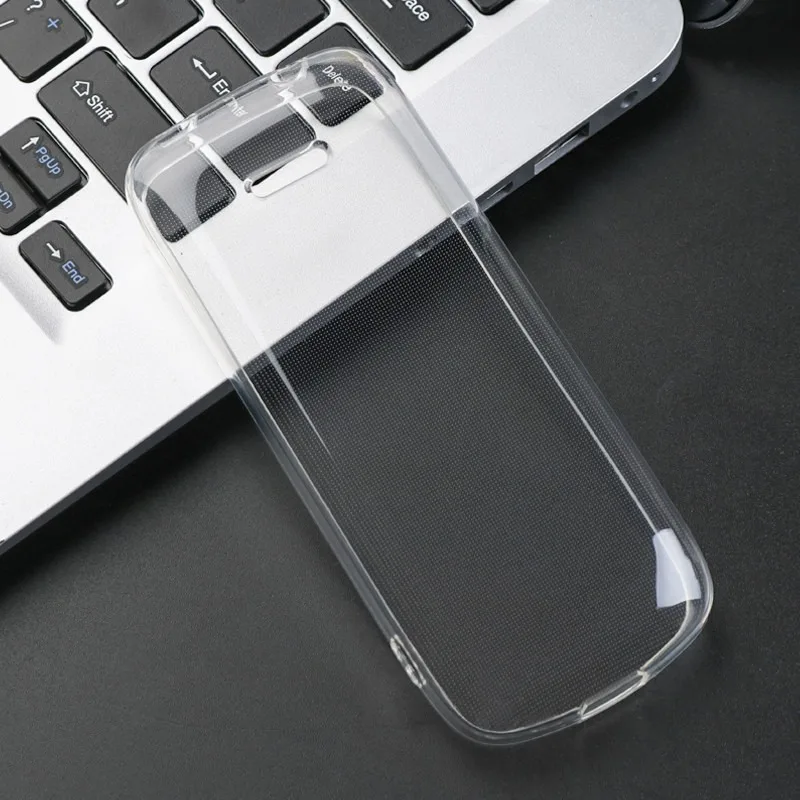 Luxury Transparent Soft TPU Silicone Back Cover, Clear Case