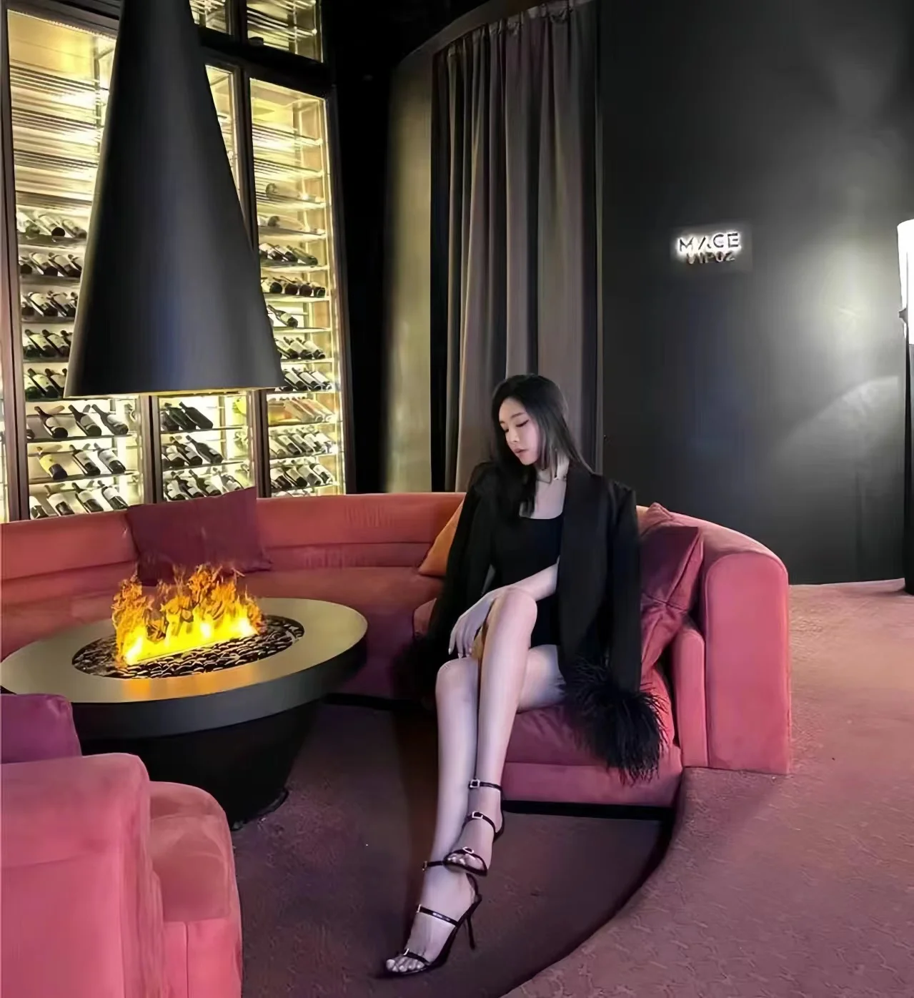 سترات مزدوجة الصدر للنساء، معطف طويل أنيق، ملابس ك...