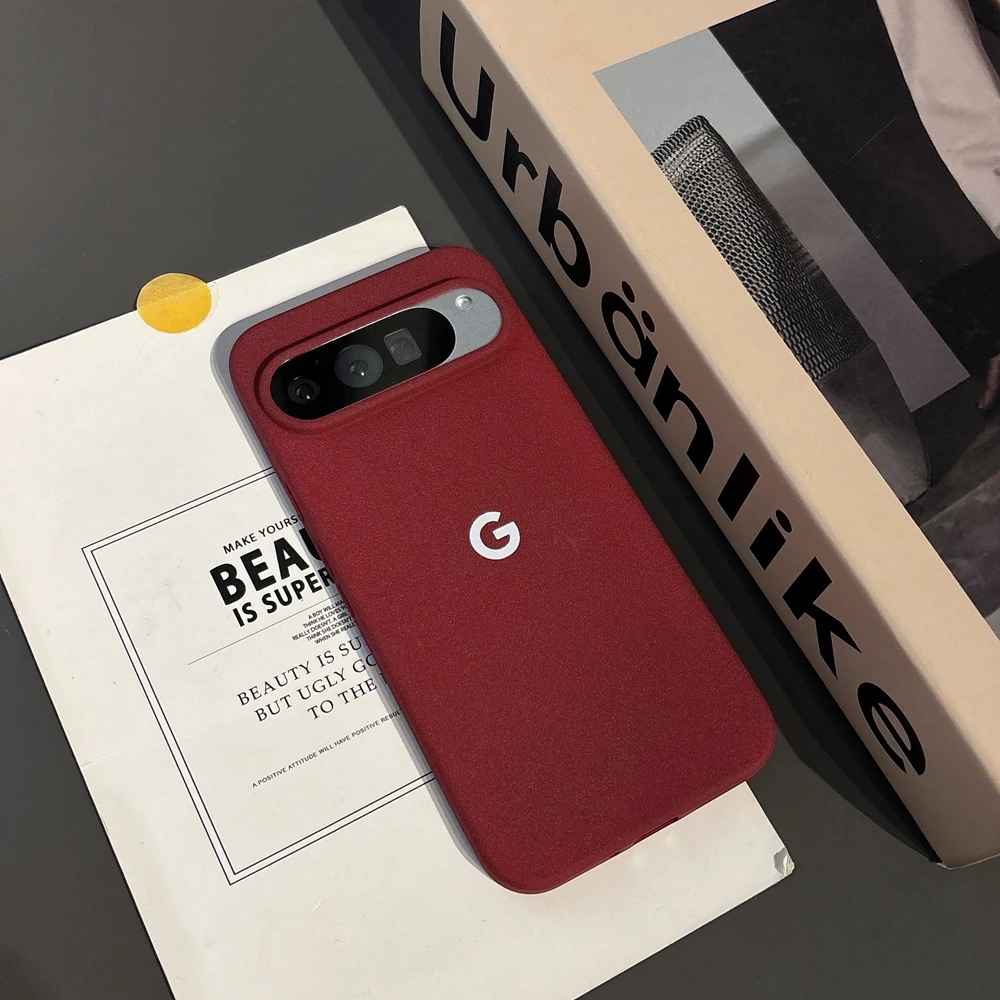 Luxury Matte Solid Color Ultra Slim Shockproof Case with Soft Frosted TPU Cover