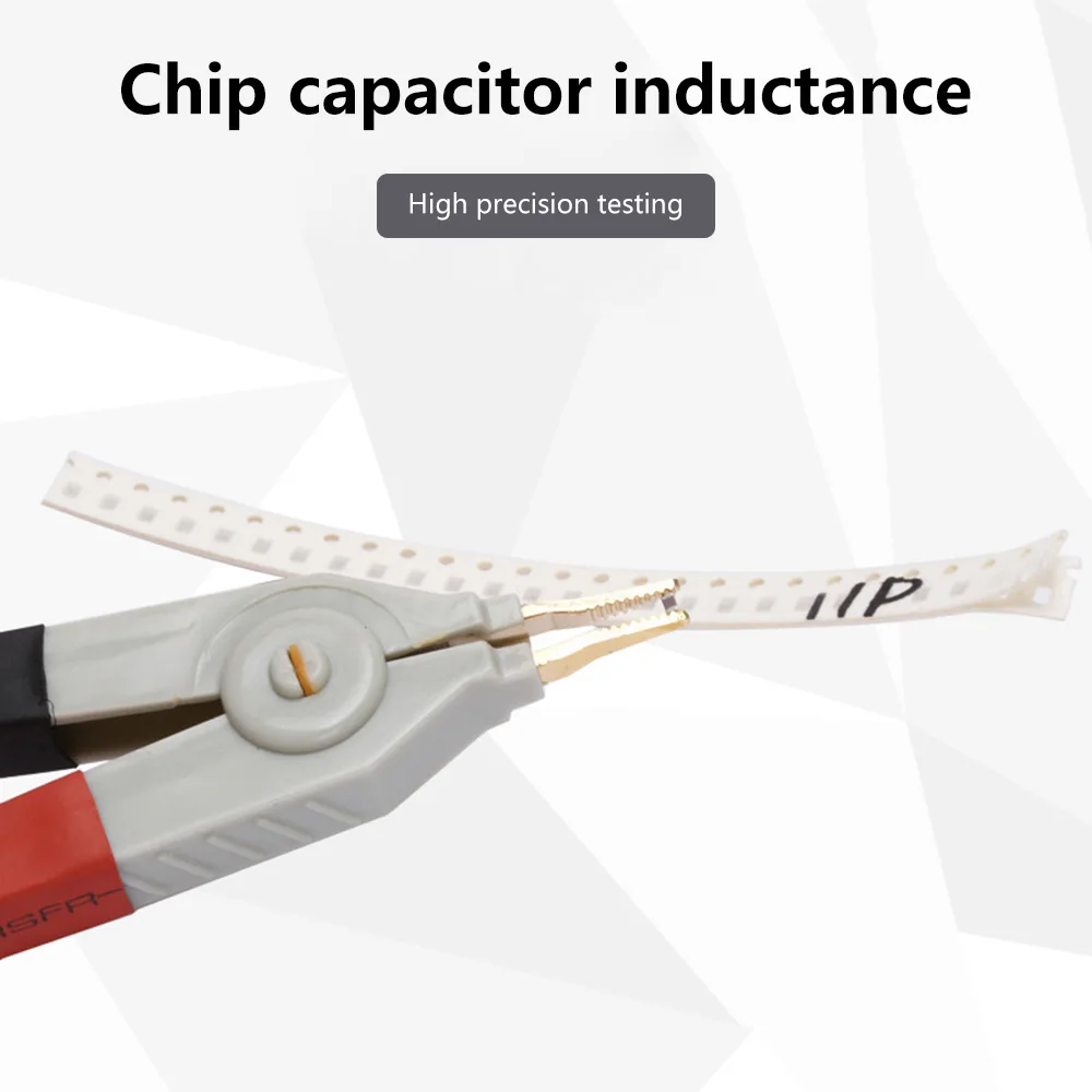 LCR SMD Test Clip Alligator Clamp 10mm Kelvin Copper Gold Plate Clip Battery Test For M6013/M4070/MESR-100/MLC500 Inductor 2
