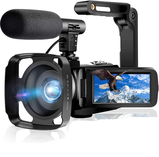 Pas cher Ultra HD 24FPS 30MP 2.7K Numérique Caméra Vidéo WIFI Caméscope  avec La Vision Nocturne D'IR - AliExpress
